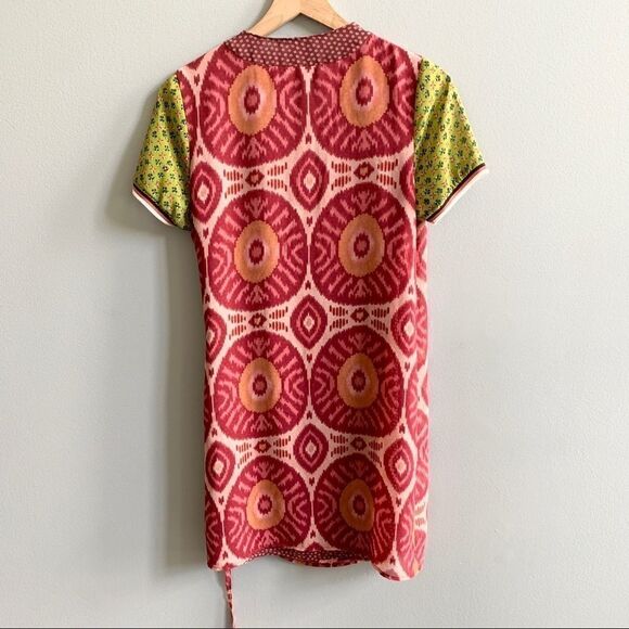 Scotch & Soda Pattern Block Belted Kimono Dress - Picture 11 of 14